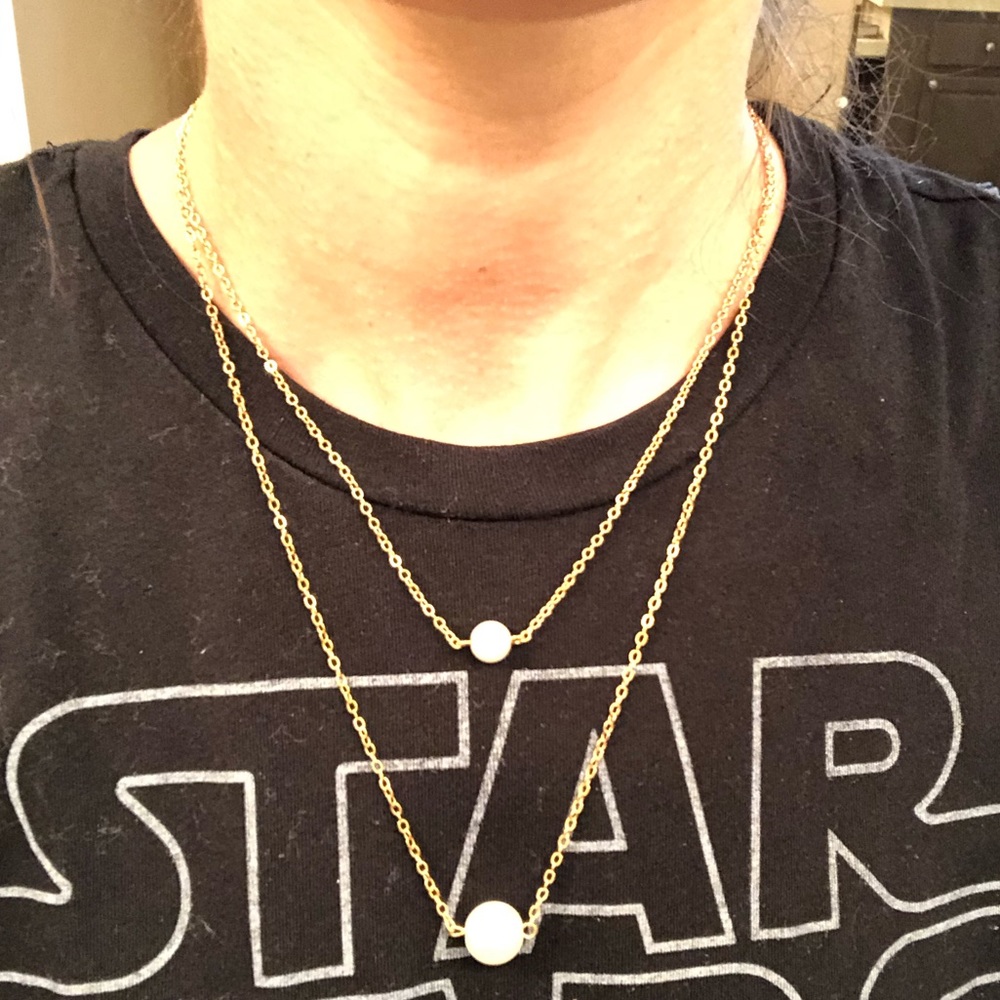 🧡Pearl layered necklace🧡